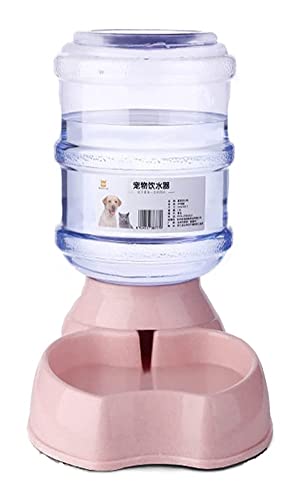 Wasserspender für Haustiere, 3,8 l, automatische Futterspender, große Kapazität, Katzenbrunnen (Wasserspender) von HCPJY