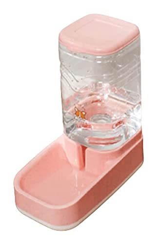 Wasserspender für Haustiere, 3,8 l, automatischer Futterspender für Katzen, Hunde, ohne Stecker, Schwerkraftfutter, Wasserbrunnen (Wasserspender) von HCPJY