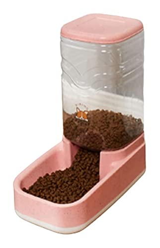 Wasserspender für Haustiere, 3,8 l, automatischer Futterspender für Katzen, Hunde, ohne Stecker, Schwerkraftfutter, Wasserbrunnen (Wasserspender) von HCPJY