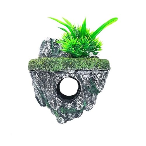 HDKEAN Landschaft, geheiligte Höhlen-Verstecke, Aquarien, Dekorationen für Aquarien, Terrarien, Garnelen, Stein, Ornamente von HDKEAN