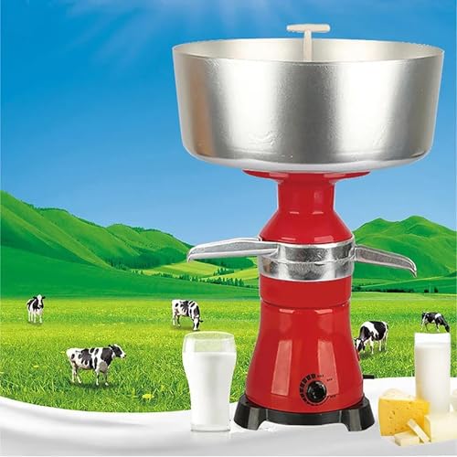 HDaspijh Milk Cream Centrifugal Separator Electric Cream Separator Stainless Steel 80L/H Goat Cow Milk Separator Turning Raw or Whole Milk into Cream and Skim Milk von HDaspijh