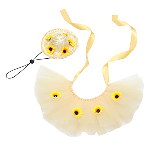 HEALEEP 1 Satz Haustierkleid Strohhut Sommerkleid für Welpen Katzen-Sonnenbrille Katzenhut Sonnenhut für Hunde Rock Girlande Hund Sommerkranz Hundestrohhüte bilden Requisiten Plastik HEALEEP 1 Satz Haustierkleid Strohhut Sommerkleid für Welpen Katzen-Sonnenbrille Katzenhut Sonnenhut für Hunde Rock Girlande Hund Sommerkranz Hundestrohhüte bilden Requisiten Plastik von HEALEEP