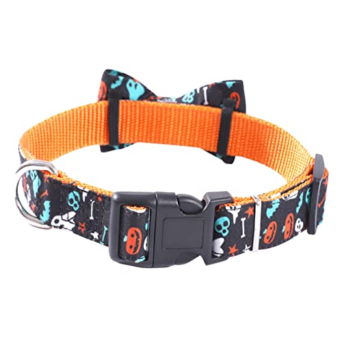 HEALEEP 1stk Haustierhalsband Haustier-Halloween-Fliege Katze Fliege Halloween-hundekrawatte Hund Schleife Halsband Hundehalsband Hund Fliege Halloween Stoff Der Hund Halskette von HEALEEP