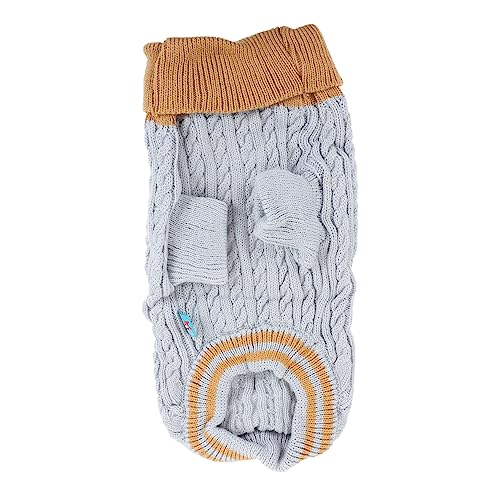 HEALEEP 1stk Kleidung Für Haustiere Hunde-Winter-Hoodie Hundepullover Rollkragen Hunde-Weihnachts-Outfit Hundeweihnachtspullover Rollkragenpullover Für Haustiere Kleider Hündchen Gestrick von HEALEEP