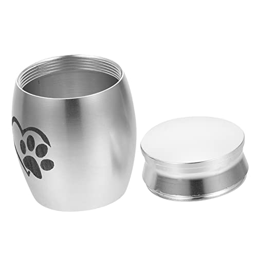 HEALEEP 2st Haustier Urne Gedenkurnen Gedenkurne Für Katzen Katzenurnen Für Mini Haustierurnen Für Katzen Bausätze Urne Für Hundeasche Erinnerungsschmuck Rostfreier Stahl Souvenir Liebe von HEALEEP