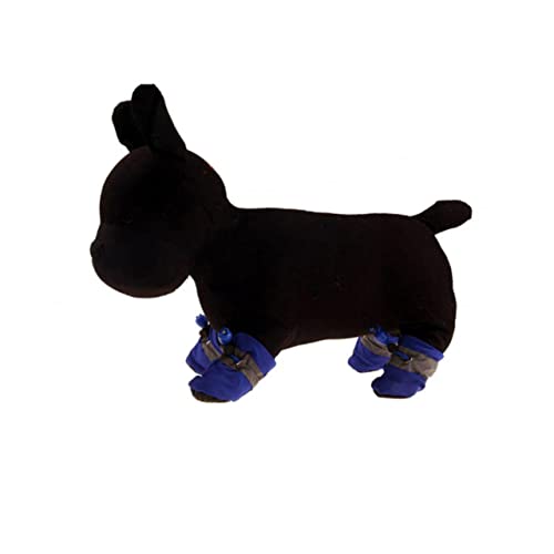 HEALEEP 4 Stück Haustierschuhe Hundestiefel Für Kleine Hunde Hundeschuhe Regenschuhe Für Hunde Hundestiefel Aus Schlamm Gummistiefel Für Hunde Katzenschuhe Kurze Stiefel Großer Hund von HEALEEP