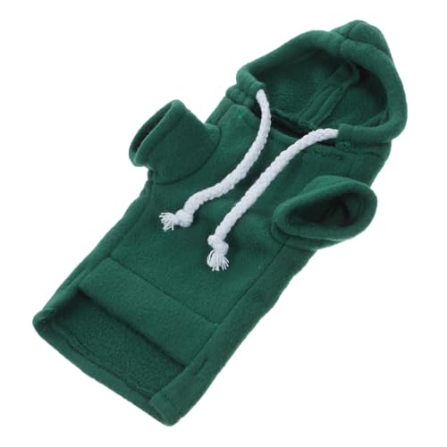 HEALEEP Oberbekleidung Kleine Kapuzen Outfits Haustierzubehör Outdoor Haustierkleidung Kleintiere Set Chinchilla Dekorative Kleidung Kapuzen Welpenzubehör Kapuzenpullover Kleiner von HEALEEP