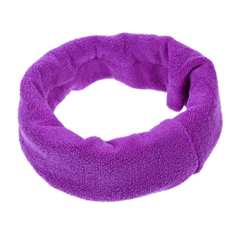 HEALEEP Ohrenschützer Für Katzen- Und Hundepflege Ohr Für Hunde Hundeohrabdeckungen Hundestrickschal Katze-Hund-Hoodies Beauty-Accessoires Zoo-snoods Violett Flanell Lätzchen Multifunktion von HEALEEP