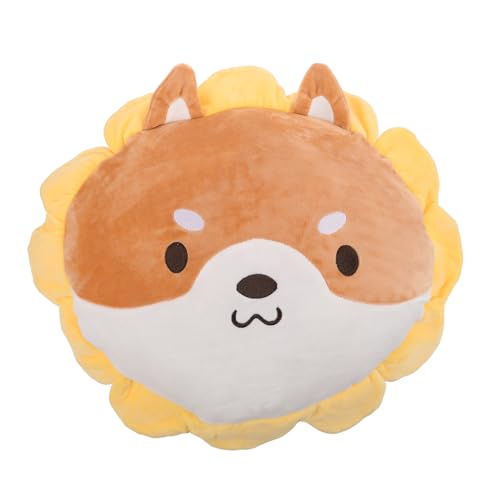 HEALLILY Corgi Spielzeugkissen Auto Kopfstützenkissen Corgi Kissen Hunde Stoffkissen Kawaii Kissen Süßes Hundekissen Kuscheltier Hundekörperkissen Corgi Stofftier Plüschhund von HEALLILY