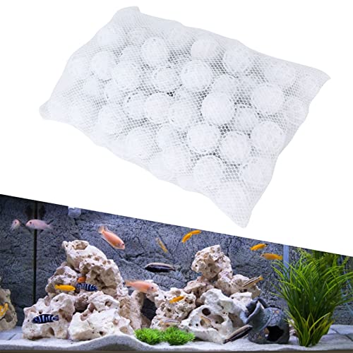 HEEPDD 80 STÜCKE Aquarium Bio Ball Aquarium Neutrale Baumwolle Bio Balls Filtermedien mit Aufbewahrungstasche von HEEPDD