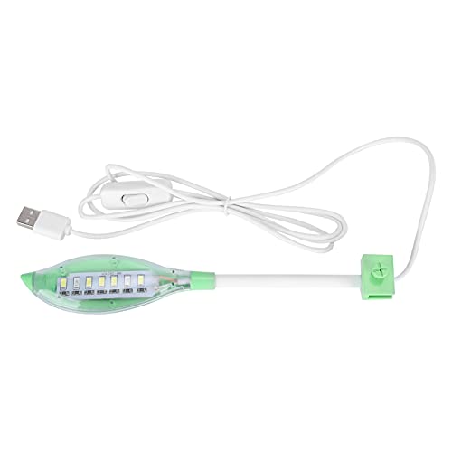 HEEPDD Aquarium-Clip-Licht, Professionelle Grüne LED-Aquarium-Pflanzen-Wachstumsbeleuchtung mit USB-Aquarium-Beleuchtung Clip-On-Lampenzubehör für Aquarium von HEEPDD