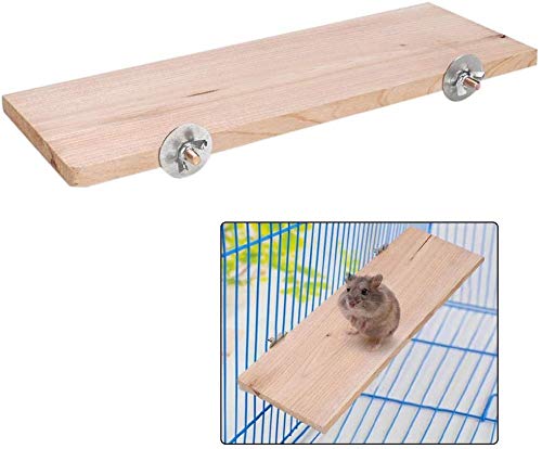 Hamster Plattform, Holzknirschen Zähne Sprungbrett sicher, Spielzeug Kleintier spielen Brücke für Syrische Hamster Igel Rennmäuse Chinchillas Eichhörnchen Meerschweinchen kauen von HEEPDD