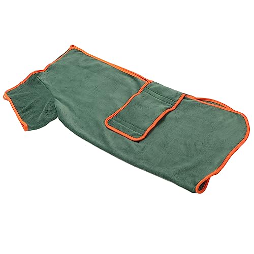 HEEPDD Haustier-Bademantel, Maschinenwaschbarer Hundehandtuch-Bademantel, Wasserabsorbierend, Weich für Reisen (XL) von HEEPDD