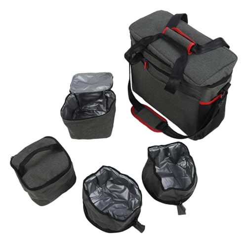 HEEPDD Haustier-Reisetasche, Katzen-Rucksack, 2 Faltbare Schüsseln, 2 Frischhaltedosen, Tragbares Hunde-Reise-Organizer-Set für Outdoor-Aktivitäten von HEEPDD