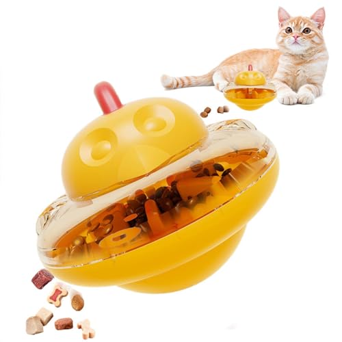 HEEPDD Katzen-Langsam-Futterspielzeug, Interaktives Katzen-Leckerli-Spender-Spielzeug, Kätzchen, Langsam Fressendes Puzzle-Spielzeug, Kätzchen-Anreicherungs-Trainingsspielzeug für von HEEPDD