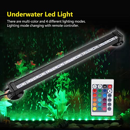 HEEPDD Korallenlicht-LED-Aquarium, Tolles Aquariumlicht für Aquarium für Pflanzen für Aquarium-Unterwasserstreifen (31cm EU-Stecker) von HEEPDD