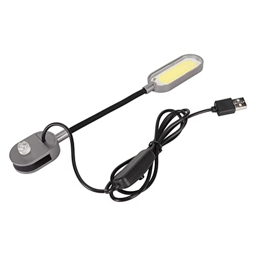 HEEPDD LED-Aquarium-Licht, Zum Anklemmen, Spritzwassergeschützt, Wassergras-Licht, 360-Grad-Drehung, Aquarium-Licht, LED-Aquarium-Licht, Aquarien, Dekoration, Süßwasser-Pflanzenlicht von HEEPDD