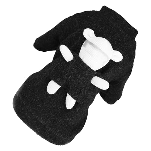 Hundepullover Hundebekleidung Bekleidung Stricken Gemütlich Warm Niedliches Hundezubehör (M) von HEEPDD