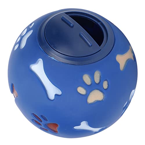 Leckage-Futterball für Hunde, ABS-Multifunktions-Hundeleckerli-Ball für Hunde (Blau) von HEEPDD