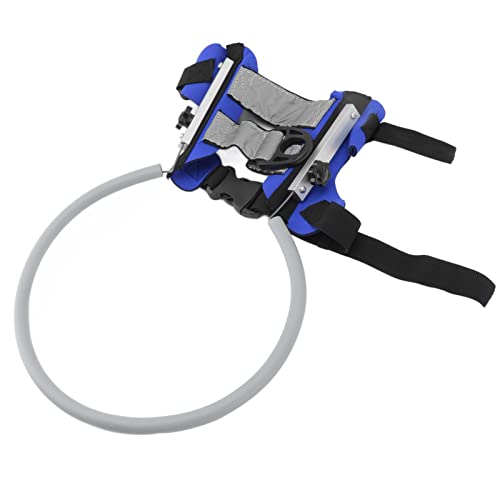 Pet Blind Dog Harness Guiding Device, Blind Dog Halo Pet Anti Collision Ring für Schützendes Build Confidence Blind Dog Zubehör (Blau) von HEEPDD