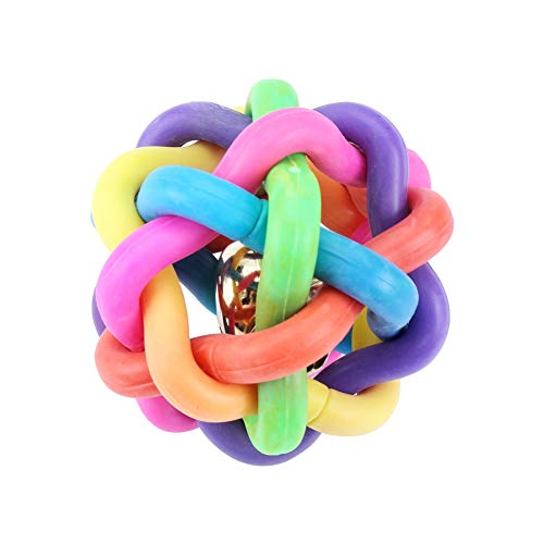 Pet Puppy Molar Toy Ball, Dog Gums Chew Training Play Ball Puppy Dental Molar Ball Interaktives Katzenspielzeug für Katzen und Hunde von HEEPDD