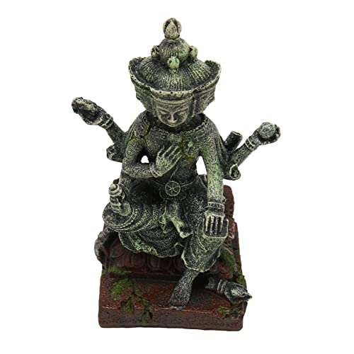 HEITIGN Fisch-Buddha-Statue, Dekoration, Mini-Buddha-Statuen Aquarien, Fisch-Buddha-Statue, Buddha-Statue, Aquarium-Buddha-Statue, Dekoration, Kunstharz, Aquascaping-Fische, von HEITIGN