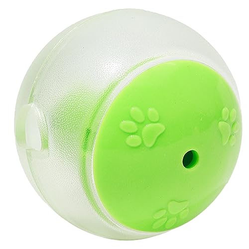 HELEVIA Hundespielzeugball, Endloser Spaß, Langlebig, TPR-Futterausgabe, Interaktiver Hunde-Beißball für die Familie Im Innenbereich (Grün) von HELEVIA