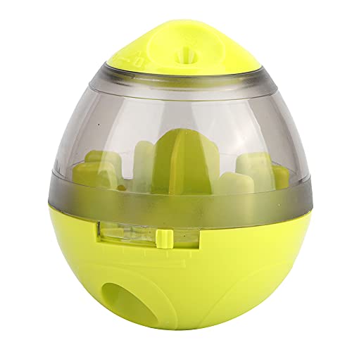 HELEVIA Lustiger Trinkbecher für Haustiere, Interaktives Spielzeug, Lebensmittel-Leck-Ball, Selbstfütternder Spielzeug-Welpen-Futterball für Hunde (Grün) von HELEVIA