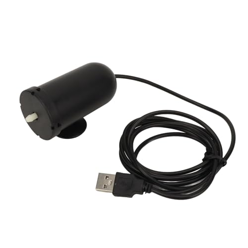 USB-Fisch-Sauerstoff-Luftpumpe, Gleichmäßige Luftblasen, Leise, Tragbare Aquarium-Sauerstoff-Luftpumpe, Aquarium-Gasausgangspumpe Zum Angeln von HELEVIA