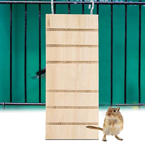 Haustier Holzleiter Hamster Vogel Stand Plattform Spielzeug Ruhebrett Sitzstangen Käfig von HELEVIA