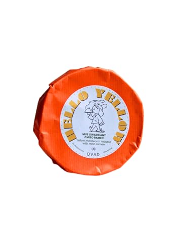 HELLO YELLOW nachhaltiges Hundefutter, Nassfutter - 140g - Premium Insekten-Mousse mit Miso-Ramen - für kleine, Sensible Rassen, ausgewachsene Hunde - Hyoallergenes Futter von HELLO YELLOW