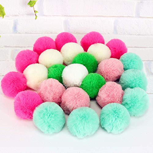 ChinaShoppingMall 10 Stück/Los Weiche Bunte Katze Toy Ball Interaktive Katze Spielzeug Spielball Kätzchenspielzeug Süßigkeiten Farbe Ball Verschiedene Katze Spielzeug von HELLOYOUNG