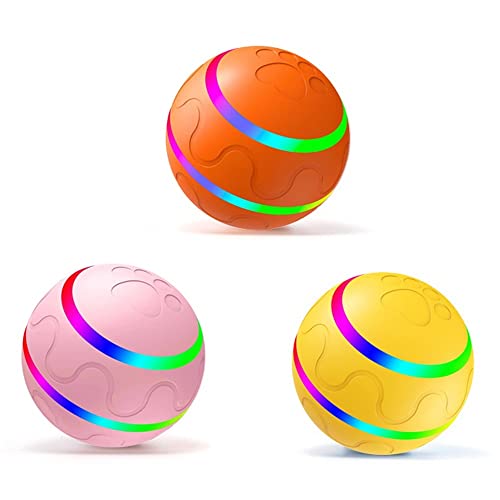 HEMBES Intelligentes Anti-Biss-Spielzeug, Fernbedienung, interaktiver Haustierball, Innen- und Außenbereich, Springender Umweltschutz, automatisch, wasserdicht (Color : Orange, Size : Automatic) von HEMBES