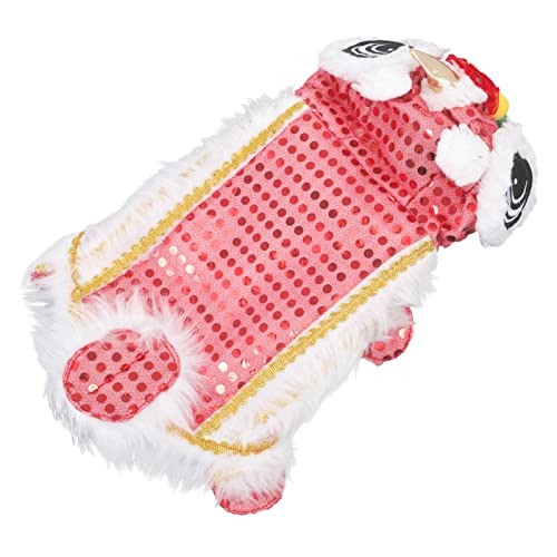 HEMOTON 1 Stück Löwen -Tanz -haustierkleidung Hundekostüme Weihnachtskostüm Für Hunde Hunde-Outfits Neujahrskleidung Für Haustiere Welpen Mäntel Hundekleid Party Polyester HEMOTON 1 Stück Löwen -Tanz -haustierkleidung Hundekostüme Weihnachtskostüm Für Hunde Hunde-Outfits Neujahrskleidung Für Haustiere Welpen Mäntel Hundekleid Party Polyester von HEMOTON