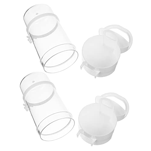 HEMOTON 2 Stück Automatisches Fütterungsgerät Spender Vogeltrinker Vogel Fütterer Vogelfütterer Hamster zubehör hängende Vogeltränke Zubehör für Sittichkäfige Plastik Weiß HEMOTON 2 Stück Automatisches Fütterungsgerät Spender Vogeltrinker Vogel Fütterer Vogelfütterer Hamster zubehör hängende Vogeltränke Zubehör für Sittichkäfige Plastik Weiß von HEMOTON