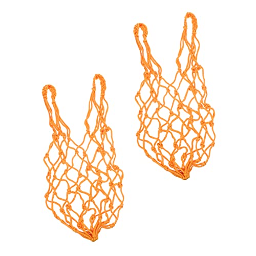 HEMOTON 2 Stück Futterbeutel Hühnerfutter Netz Hühnchen-Gemüse-Obsthalter Pet Feeder groß Tasche Geflügelfutterhäuschen Hängender Futterspender für Hühner Seil Orange HEMOTON 2 Stück Futterbeutel Hühnerfutter Netz Hühnchen-Gemüse-Obsthalter Pet Feeder groß Tasche Geflügelfutterhäuschen Hängender Futterspender für Hühner Seil Orange von HEMOTON
