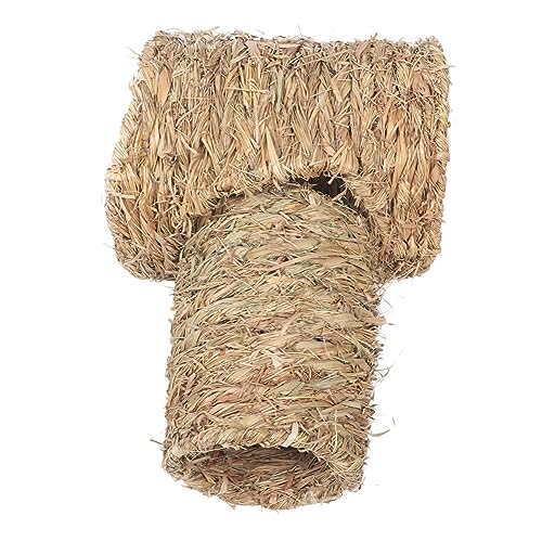 HEMOTON 2 Stück Teiliges Hamster Strohrohr Tunnel Hamster Versteck für Meerschweinchen Gemütlicher Spiel und Ruheraum für Kleine Haustiere und Sicheres Material HEMOTON 2 Stück Teiliges Hamster Strohrohr Tunnel Hamster Versteck für Meerschweinchen Gemütlicher Spiel und Ruheraum für Kleine Haustiere und Sicheres Material von HEMOTON
