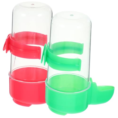 HEMOTON 2 Stück Vogeltrinkwasserfuttermittel Für Vögel Haustier Schüssel Vogelfütterer Hirsespray Für Papageifutter Vogel Wasserschale Papageien Hängend Plastik HEMOTON 2 Stück Vogeltrinkwasserfuttermittel Für Vögel Haustier Schüssel Vogelfütterer Hirsespray Für Papageifutter Vogel Wasserschale Papageien Hängend Plastik von HEMOTON