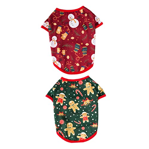 HEMOTON 2 Teilige Kleidung Für Haustiere Weihnachts Hundepyjama Welpen Weihnachtskleid Dackel Hundekleider Cartoon Hundekleidung Welpen Pyjama Hundezubehör Kleine Weihnachts Hunde HEMOTON 2 Teilige Kleidung Für Haustiere Weihnachts Hundepyjama Welpen Weihnachtskleid Dackel Hundekleider Cartoon Hundekleidung Welpen Pyjama Hundezubehör Kleine Weihnachts Hunde von HEMOTON