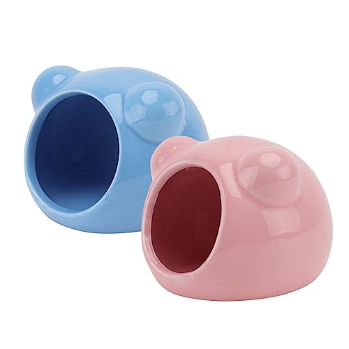 HEMOTON 2Stücke Keramik Hamster Nest Kühlnest für Kleine Haustiere Modisches und Sicheres Haustierkühlung Entspannen und Schlafen Zufällige HEMOTON 2Stücke Keramik Hamster Nest Kühlnest für Kleine Haustiere Modisches und Sicheres Haustierkühlung Entspannen und Schlafen Zufällige von HEMOTON