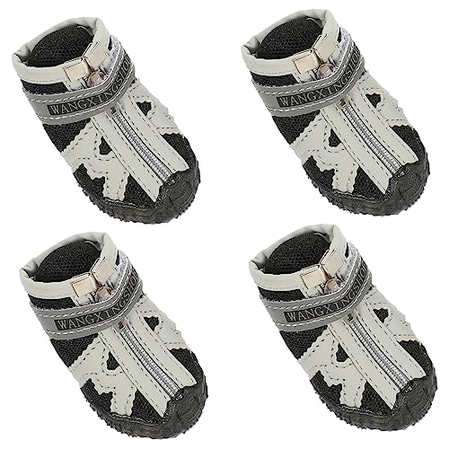 HEMOTON 4 Stück Pet Net Schuhe Mesh-Schuhe Für Hunde Hund Füße Schutz Hundeschuhe Für Heißes Pflaster Schuhe Für Welpen Kleine Welpenschuhe Schuhe Für Kleine Hunde Stoff HEMOTON 4 Stück Pet Net Schuhe Mesh-Schuhe Für Hunde Hund Füße Schutz Hundeschuhe Für Heißes Pflaster Schuhe Für Welpen Kleine Welpenschuhe Schuhe Für Kleine Hunde Stoff von HEMOTON