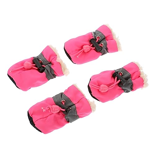 HEMOTON 4Stücke Hundeschuhe Winter Warm Mit Rutsch Funktion Reflektierende Outdoor Pfotenstiefel Für Schutz Für Kleine Und Mittelgroße Haustiere HEMOTON 4Stücke Hundeschuhe Winter Warm Mit Rutsch Funktion Reflektierende Outdoor Pfotenstiefel Für Schutz Für Kleine Und Mittelgroße Haustiere von HEMOTON