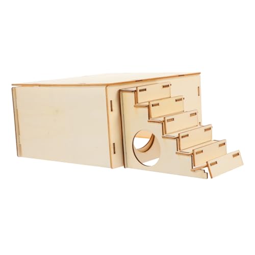 HEMOTON Dekoratives Holz Nest für Hamster und Meerschweinchen Kleintier Schlafhaus aus Natürlichem Holz und Sicher für Spiel und HEMOTON Dekoratives Holz Nest für Hamster und Meerschweinchen Kleintier Schlafhaus aus Natürlichem Holz und Sicher für Spiel und von HEMOTON