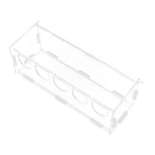 HEMOTON Fütterungsbox für Hamster und Kleintiere Transparente Futter und Wasserschale zu Reinigen Langlebiges Material für Haustiernahrung und Fütterung HEMOTON Fütterungsbox für Hamster und Kleintiere Transparente Futter und Wasserschale zu Reinigen Langlebiges Material für Haustiernahrung und Fütterung von HEMOTON