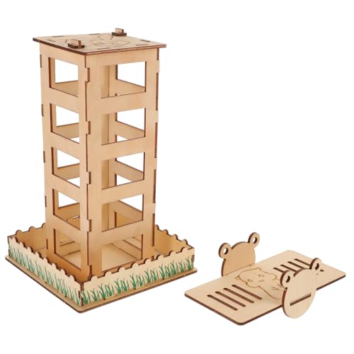 HEMOTON Getreideschale Heu Kaninchen Häschen-Feeder Fütterung Hase Gestell füttern im Freien Pet Feeder Pet Bunny Feeder Bunny Feeding Station Fressgitter für Haustiere hölzern HEMOTON Getreideschale Heu Kaninchen Häschen-Feeder Fütterung Hase Gestell füttern im Freien Pet Feeder Pet Bunny Feeder Bunny Feeding Station Fressgitter für Haustiere hölzern von HEMOTON