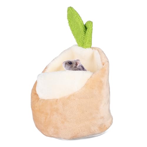 HEMOTON Meerschweinchenbett Hamsterhaus Nest Für Kleine Haustiere Warmes Und Komfortables Versteck Robustes Und Langlebiges Zubehör Für Hamsterkäfige Und Chinchillazubehör HEMOTON Meerschweinchenbett Hamsterhaus Nest Für Kleine Haustiere Warmes Und Komfortables Versteck Robustes Und Langlebiges Zubehör Für Hamsterkäfige Und Chinchillazubehör von HEMOTON
