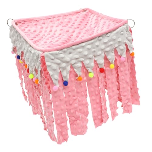 HEMOTON Hamster Hängematte Eckversteck für Meerschweinchen und Kleintiere Leicht Anzubringen Langlebiges Material Rückzugsort und Spielplatz für Hamster Chinchillas und HEMOTON Hamster Hängematte Eckversteck für Meerschweinchen und Kleintiere Leicht Anzubringen Langlebiges Material Rückzugsort und Spielplatz für Hamster Chinchillas und von HEMOTON