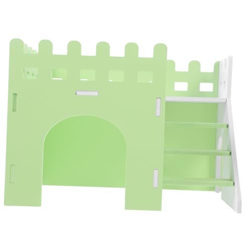 HEMOTON Hamster Holzhaus Doppelstöckig mit Leiter Kleintier Versteck und Spielhaus Ökologische Holzvilla für Meerschweinchen Rennmäuse Degu Geeignet als Rückzugsort und Schlafplatz HEMOTON Hamster Holzhaus Doppelstöckig mit Leiter Kleintier Versteck und Spielhaus Ökologische Holzvilla für Meerschweinchen Rennmäuse Degu Geeignet als Rückzugsort und Schlafplatz von HEMOTON