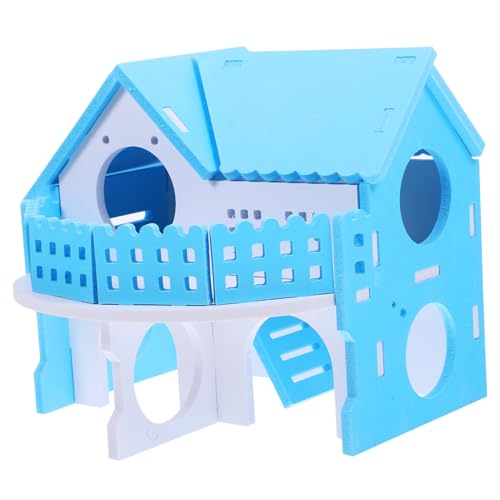 HEMOTON Hamster Versteck Haus Doppelstöckige Kleintiervilla aus Robustem Material Geräumiges Schlafhaus für Hamster und Meerschweinchen Langlebig und Spielerisch für Kleine Haustiere HEMOTON Hamster Versteck Haus Doppelstöckige Kleintiervilla aus Robustem Material Geräumiges Schlafhaus für Hamster und Meerschweinchen Langlebig und Spielerisch für Kleine Haustiere von HEMOTON