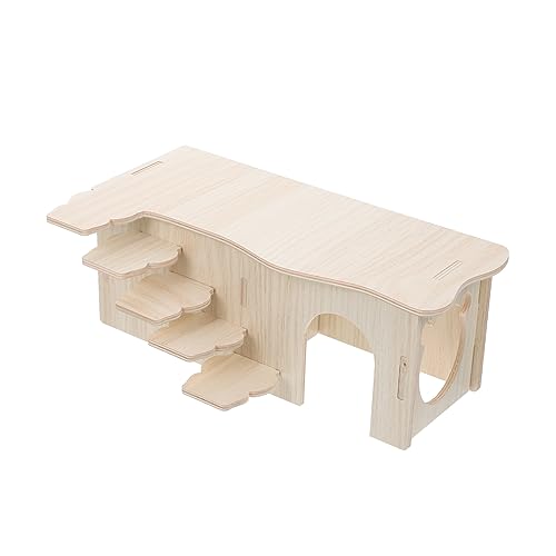 HEMOTON Multifunktionales Hamsterversteck Aus Holz Hängematte Für Hamster Sichere Und Langlebige Spielstation Für Kleintiere Für Spiel Und Ruhe DIY-malspaß HEMOTON Multifunktionales Hamsterversteck Aus Holz Hängematte Für Hamster Sichere Und Langlebige Spielstation Für Kleintiere Für Spiel Und Ruhe DIY-malspaß von HEMOTON